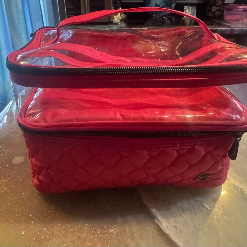 Lug powerful pink Whoosh Cosmetic Bag